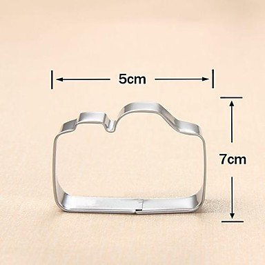 Y&XL&H Cartoon Camera Shape Cookie Cutter, Fuirt Cut Mould, Stainless Steel N3