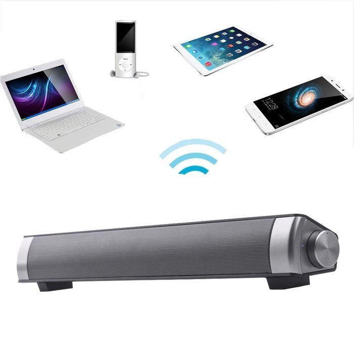 Elecsoul TV Speaker 10W Bluetooth Soundbar 3.0 Channel Stereo Speaker Subwoofer Wireless Small TV Sound Bar Support...