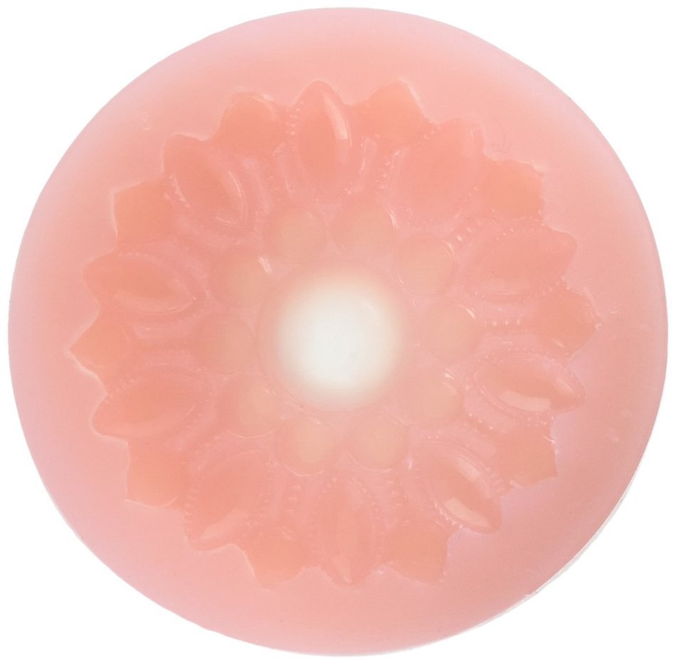 Oasis Supply Medallian Flower Mold, Silicone