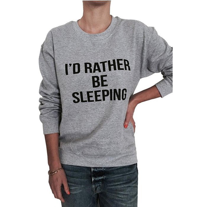 Pullover Tops,Morecome Women Ladies Letter Print Long Sleeve Sweatshirt Loose Blouse N10