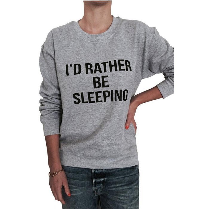Pullover Tops,Morecome Women Ladies Letter Print Long Sleeve Sweatshirt Loose Blouse N12