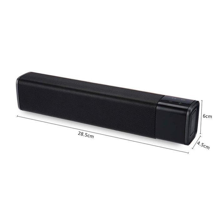 SL-1000s Bluetooth 4.1 Speaker Wall System TV Mage Bass Bluetooth Speaker 20W Dual Loudspeaker Driver NFC Subwoofer... N4