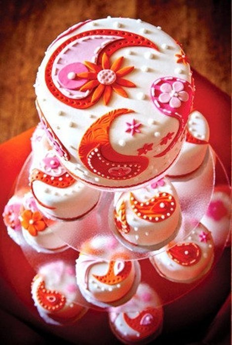 Handmade Silicone Mold /1 Piece Cake Decoration Mould/ PAISLEY COLLECTION MOLD