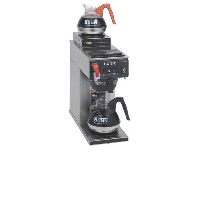 Bunn 12950.0211 CWTF-2 Automatic Commercial Coffee Brewer with 2 Warmers