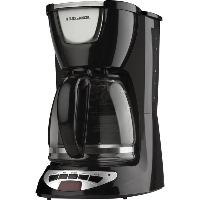 Applica DCM100B BD 12c Prog CoffeeMkrGlsCrfBlk