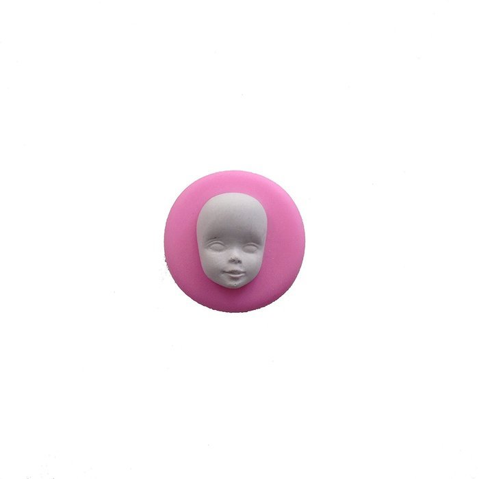 Wocuz WZ0950 Silicone Baby Face Mold Fondant Mold Candy Making Mold for Baby Shower Cake Cupcake Decoration Toppers...