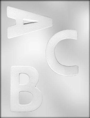 CK Products 4-Inch Letters (A,B,C) Chocolate Mold