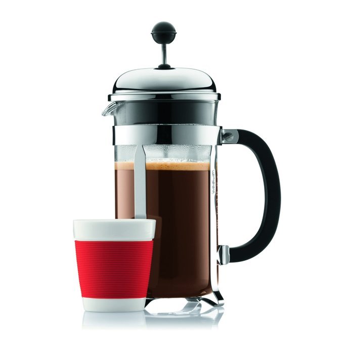 Bodum Chambord 8 Cup French Press Coffee Maker, 34 oz., Chrome N8