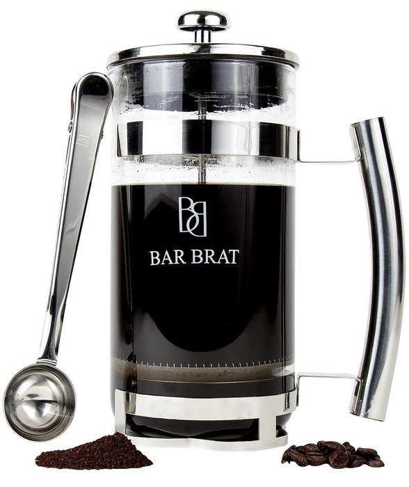 Premium 34 Oz. French Press Coffee Maker (Bonus Coffee Spoon Included