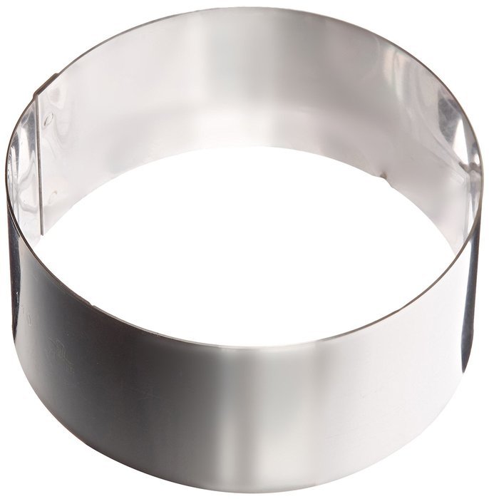 Matfer Bourgeat 371802 Ice Cake Ring, Silver