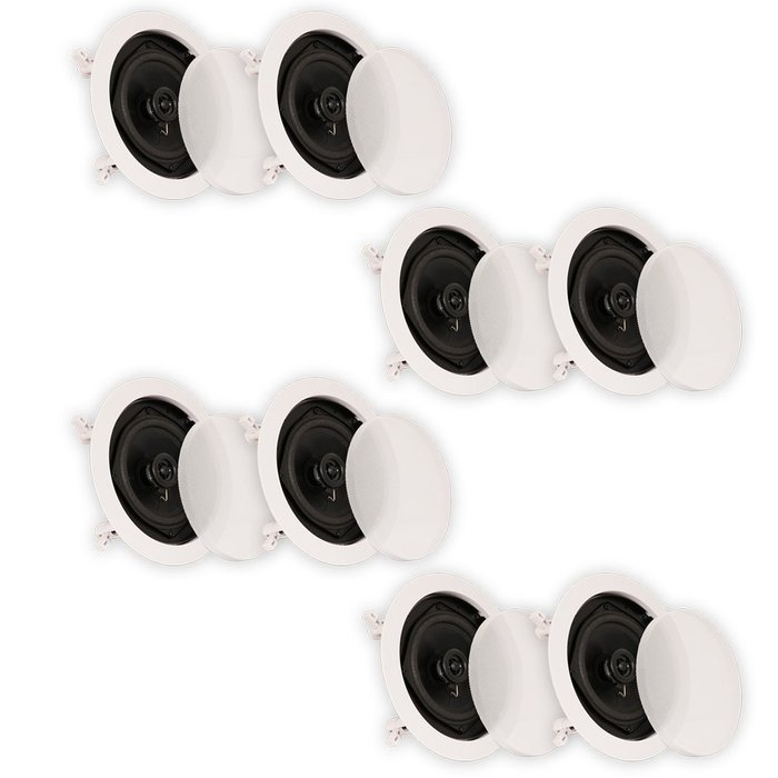 Theater Solutions CS5C In Ceiling Speakers Surround Sound Home Theater 4 Pair Pack 4CS5C
