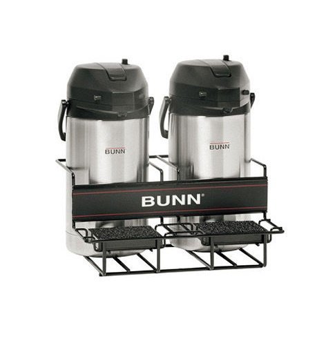 BUNN 35728 2 Lower Universal Airpot Rack, Stainless Steel