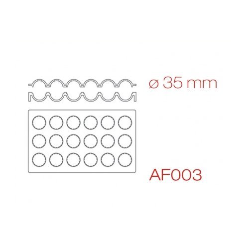 Pavoni Sphere Silicone Mold - AF003 - &Oslash;35mm - AF003 N5