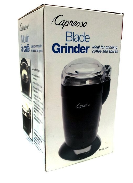 Capresso Blade Grinder For Grinding Coffee and Spices - Black