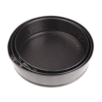 3 Round Non Stick Tins Bakeware Springform Tray Pan Baking Cake Mould N2