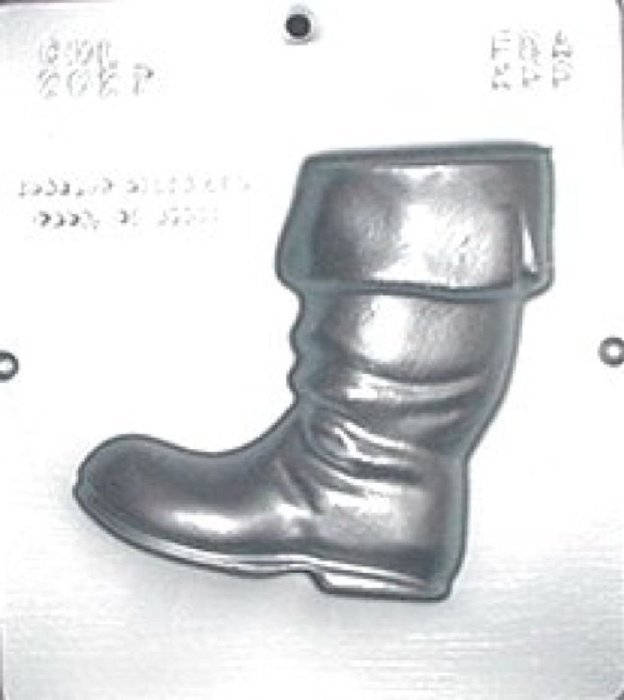 Santa's Boot Facing Left Chocolate Candy Mold Christmas 2027