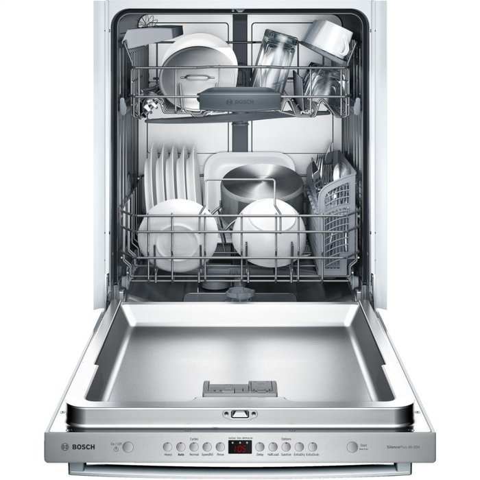 Bosch SHX5AVL5UC 24" Ascenta Energy Star Rated Dishwasher with 14 Place Settings in Stainless Steel N3