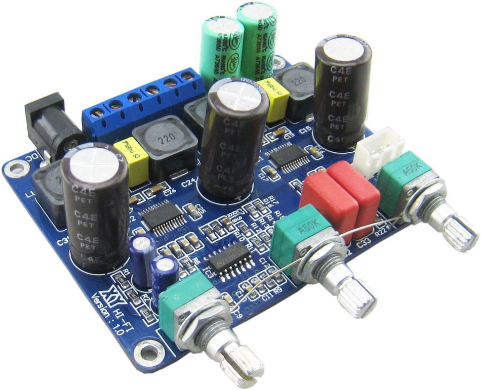 Yeeco Original TPA3123 2.1 Car Digital Amplifier Board DC 12-24V Super Bass 20Wx2 Output DIY Audio Stereo Computer... N3