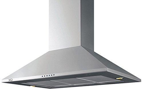 XO XOBI42S 42" Island Chimney Range Hood, Stainless