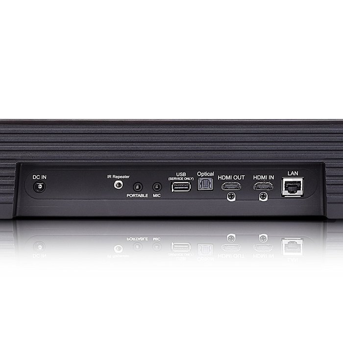 LG Electronics SH6 4.0 Channel 150W Wi-Fi Streaming Sound Bar with Dual Bass Ports N5