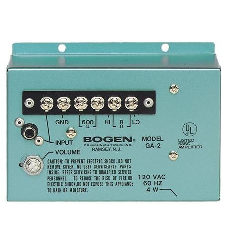 BOGEN COMMUNICATIONS GA2 BOGEN UTILITY AMP, 1.5 WATT