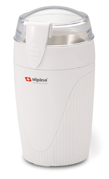 Alpina SF-2813 Electric Coffee/Spice/Nut Grinder for 220/240 Volt Countries (Not for USA), White