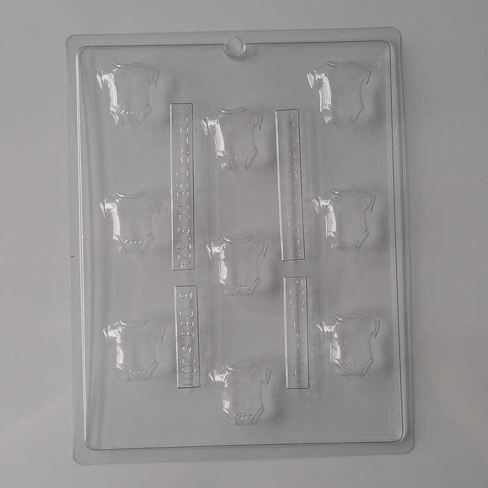 Baby One Piece Outfit chocolate Bite Size B088 Baby Chocolate Candy Mold N2