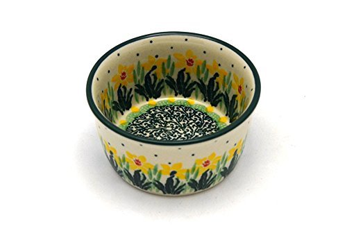 Polish Pottery Ramekin - Daffodil