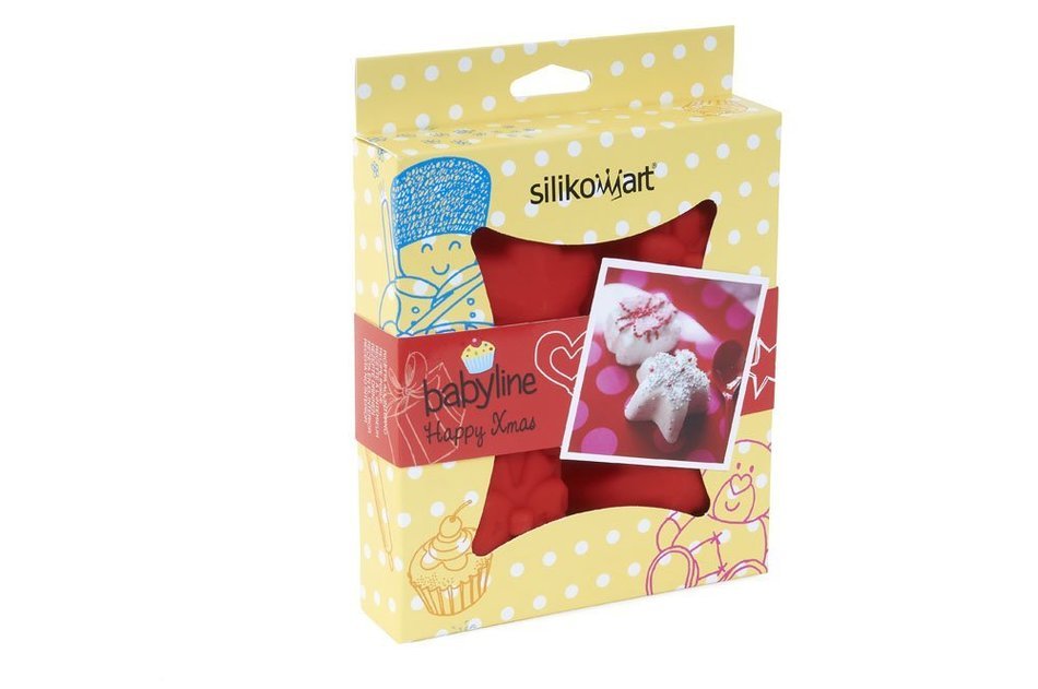 Silikomart Silicone Baby Line Bakeware Collection, Happy Sweetie N6