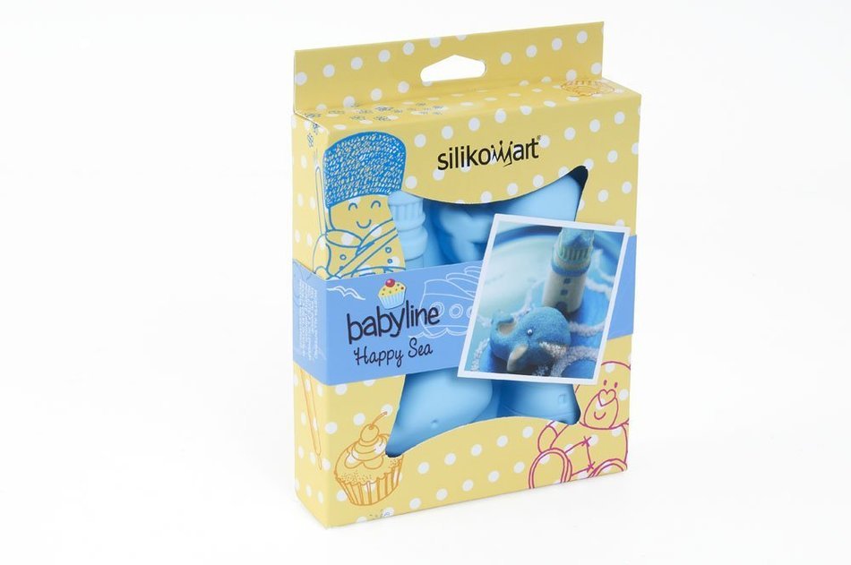 Silikomart Silicone Baby Line Bakeware Collection, Happy Sweetie N7