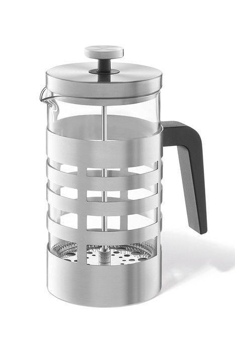 ZACK 20209 "SEGOS" Coffee/Tea Maker Content (8 Cups), 33. 8 Oz/8.3" x 3.9", Silver N2