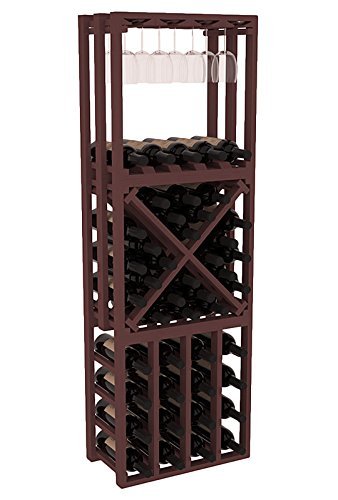 Wine Racks America Ponderosa Pine Lattice Stacking Cube 3 Piece Set. 13 Stains to Choose From! N8