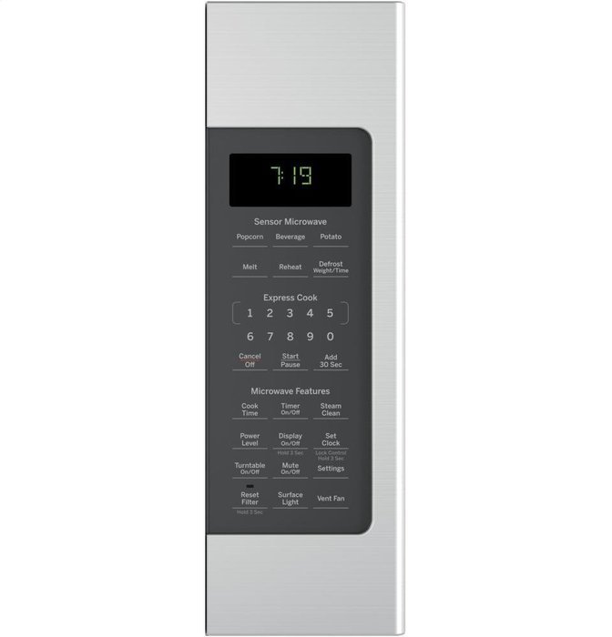 GE JVM7195SFSS 1.9 Cu. Ft. Over-the-Range Sensor Microwave Oven, Stainless Steel N14
