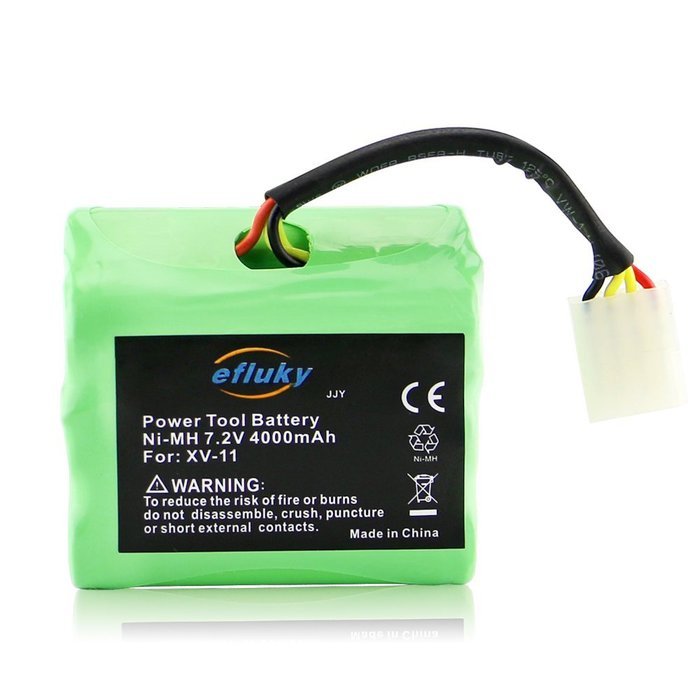 efluky 2Pack 4.0Ah 7.2V Vacuum Cleaner Replacement Battery for Neato XV-11, XV-12, XV-14, XV-15, XV-21, XV-25,... N6