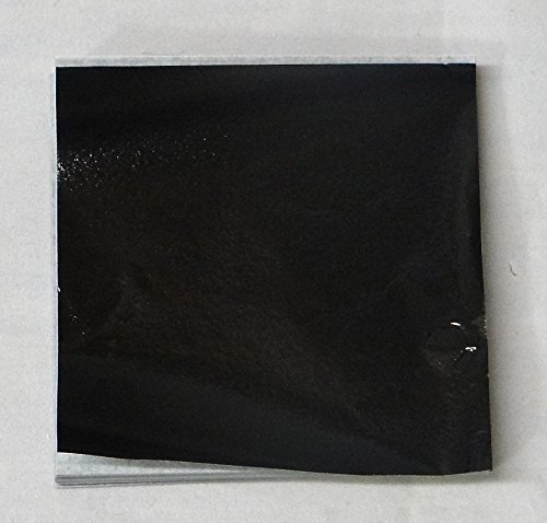 3" x 3" Black Confectionery Foil Wrappers Candy Wrappers Candy Making Supplies