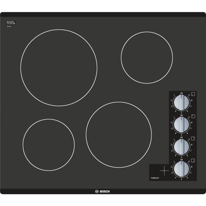 Bosch NEM5466UC500 24" Black Electric Smoothtop Cooktop