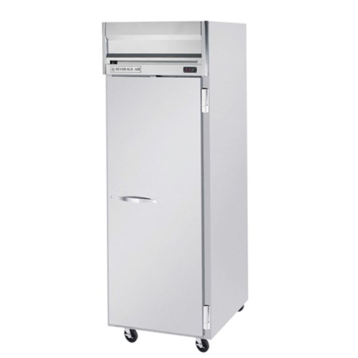 Beverage-Air HFS1-1S 26" Horizon Series One Section Solid Door Reach-In Freezer 24 cu.ft. Capacity Stainless Steel...