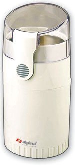 Alpina SF-2811 Electric Coffee/Spice/Nut Grinder for 220/240 Volt Countries (Not for USA), White