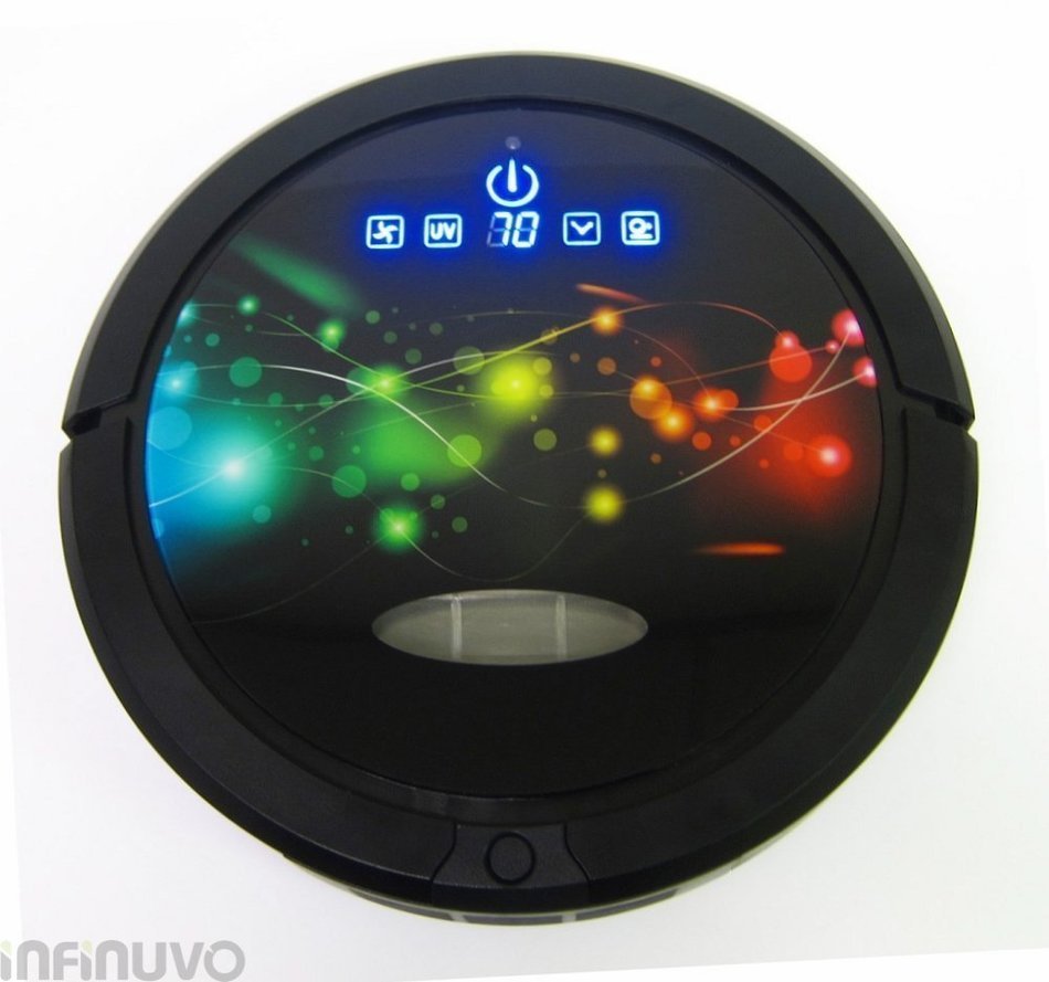 Infinuvo CleanMate QQ6 Robotic Vacuum Cleaner, HEPA Filter (Complete Set) w/ Bonus: Premium Microfiber Cleaner... N5