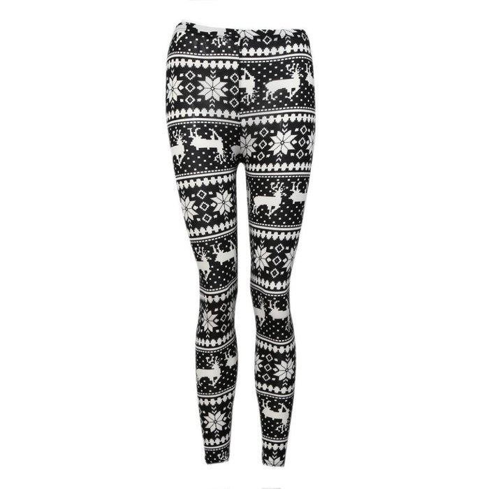 PHOTNO Fashion Women Lady Elasticity Skinny Tribal Printed Stretchy Pants Leggings N21