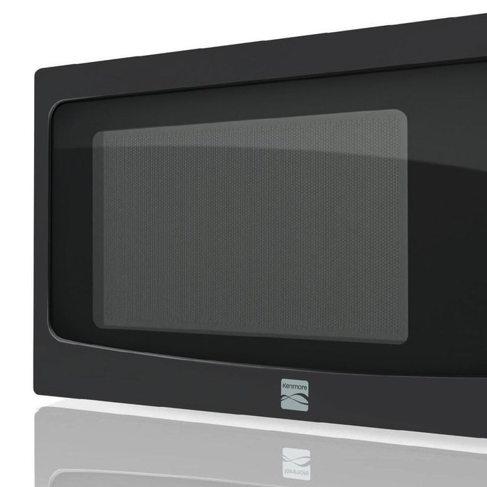 Kenmore 1.2 cu. ft. Countertop Microwave w/ EZ Clean Interior Black 72129 N3