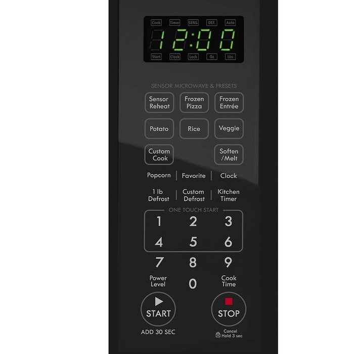 Kenmore 1.2 cu. ft. Countertop Microwave w/ EZ Clean Interior Black 72129 N4