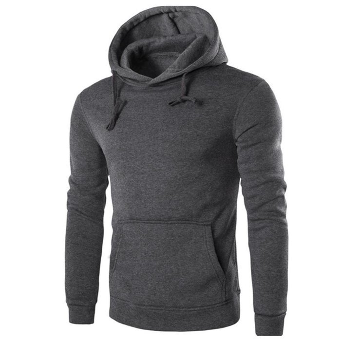 Men's Outwear,Laimeng Cotton Blend Retro Long Sleeve Hoodie Hooded Sweatshirt Tops Jacket Coat Outwear (L, Red) N6