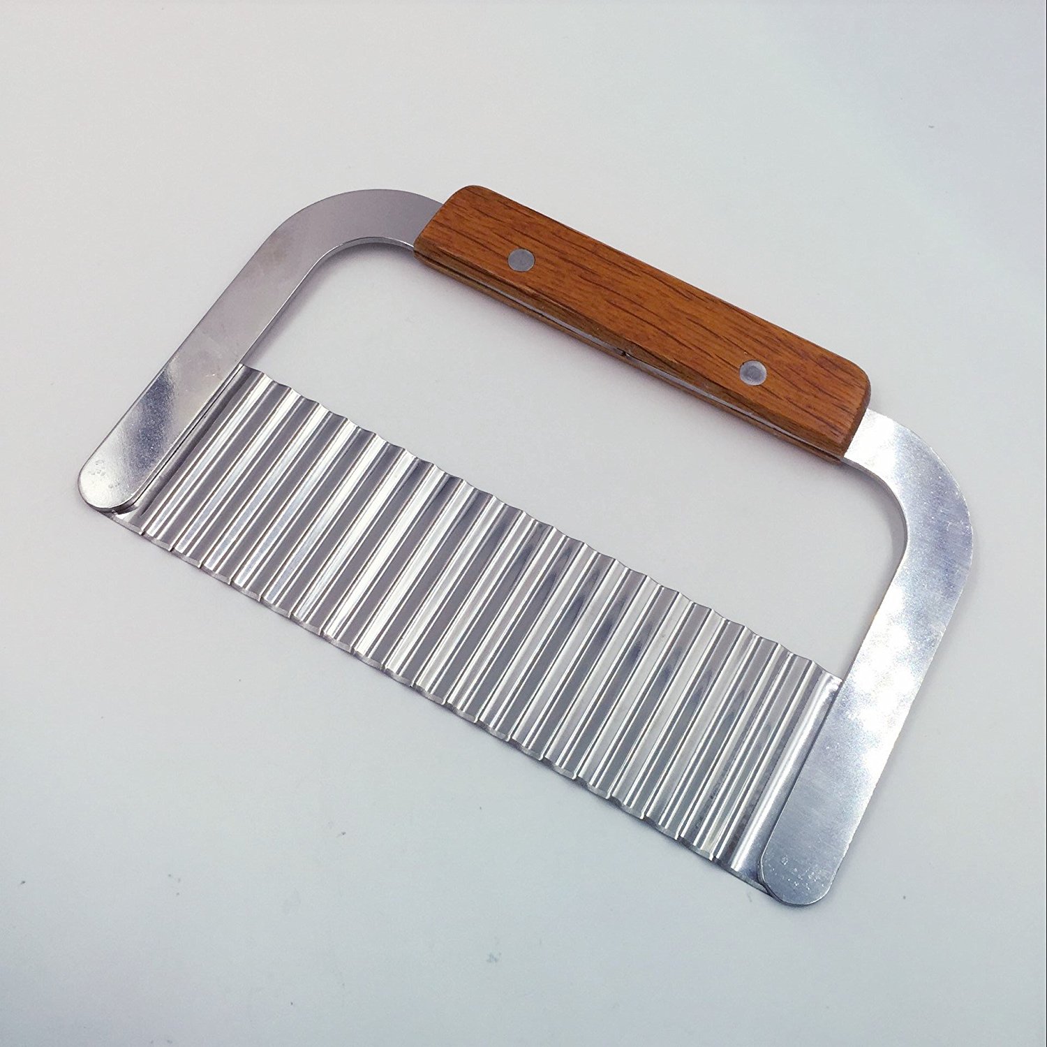 Stainless Steel Wavy Soap Cutter Soap Making Tools Hardwood Handle Pro 