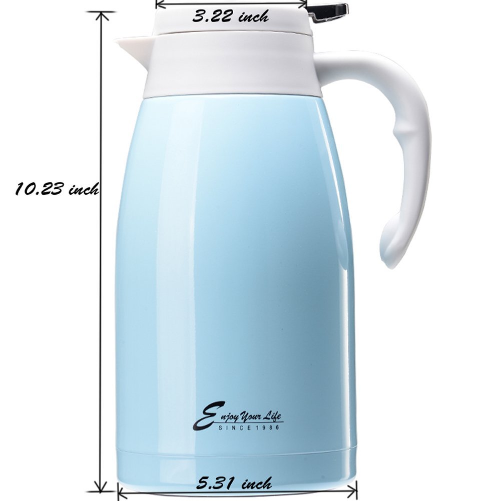 AMYAMY Thermal Carafes 70 Ounce Vacuum Insulated Thermal Coffee Carafe