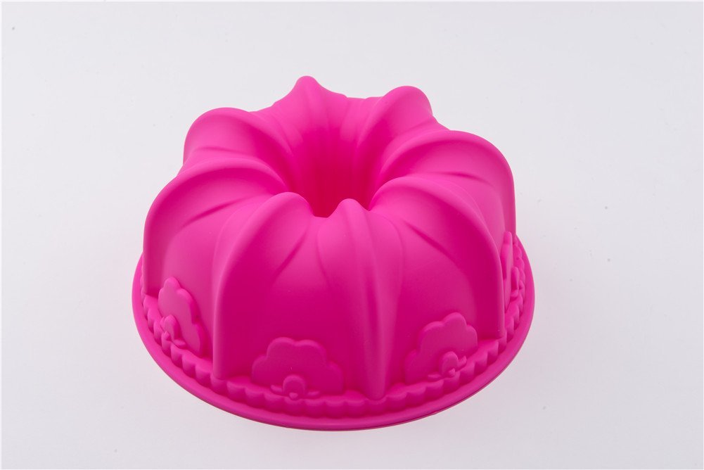Single cavity big flower shape cake baking mold food grade heat