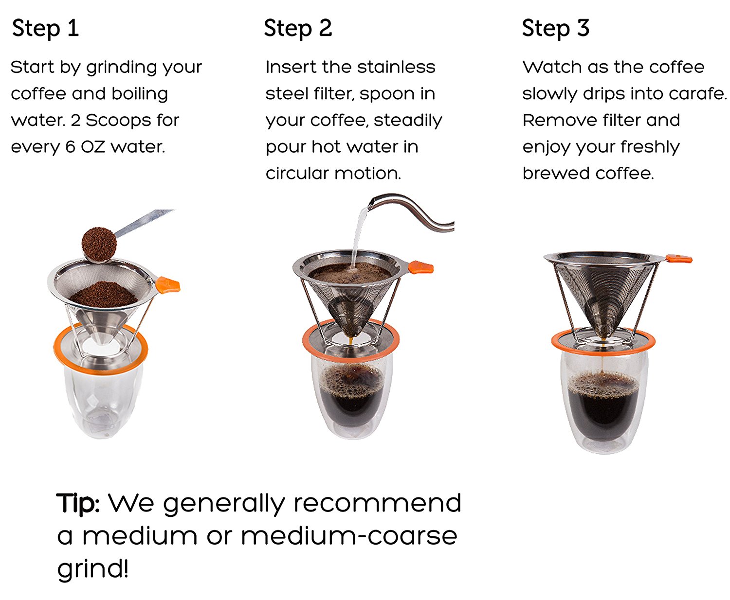 Clever Coffee Dripper Maker for Pots & Chemex Carafes-Permanent ...