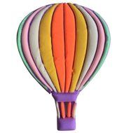 FLY Hot Air Balloon Silicone Fondant Cake Mold For Cake Decorating Baking Mould,Pink N3
