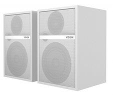 VISION SP-1700 WHITE WALL LOUDSPEAKERS [PAIR] 60w (rms) power handling, Low-impedance, 2-way with bass reflex,...