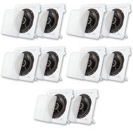Acoustic Audio LC265i In Ceiling 6.5" Speaker 5 Pair Pack 2500W Home Theater LC265i-5PR